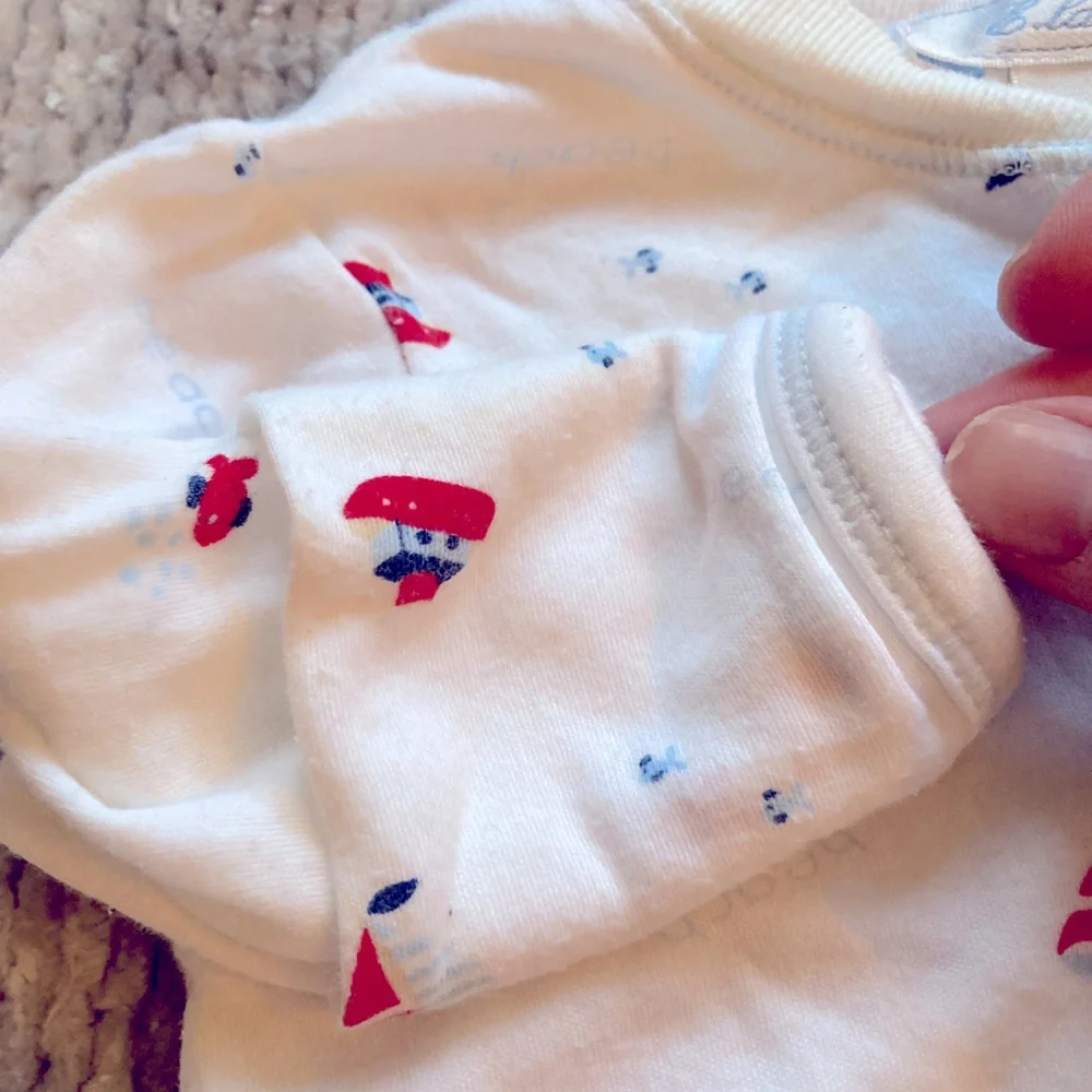E Land‎ Baby Nautical Jumpsuit 0-3 Months Boats Sailboat Cotton Romper